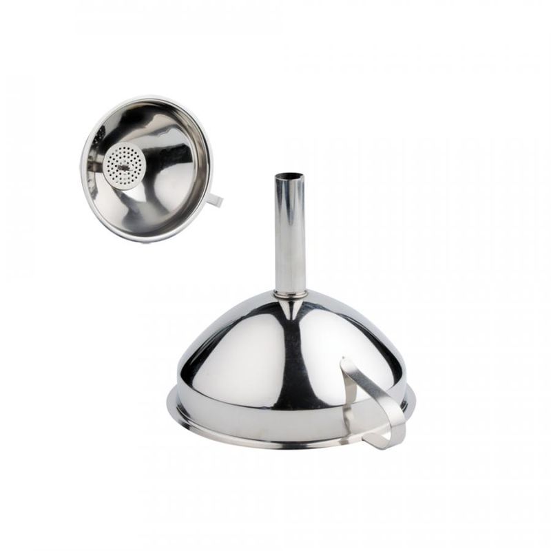 Воронка d11см. 0205 (нерж. с ситечком).