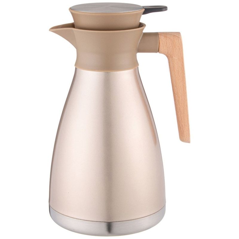 Термос-кувшин нерж. 734-112 1,5л. бронзовый (ВД)