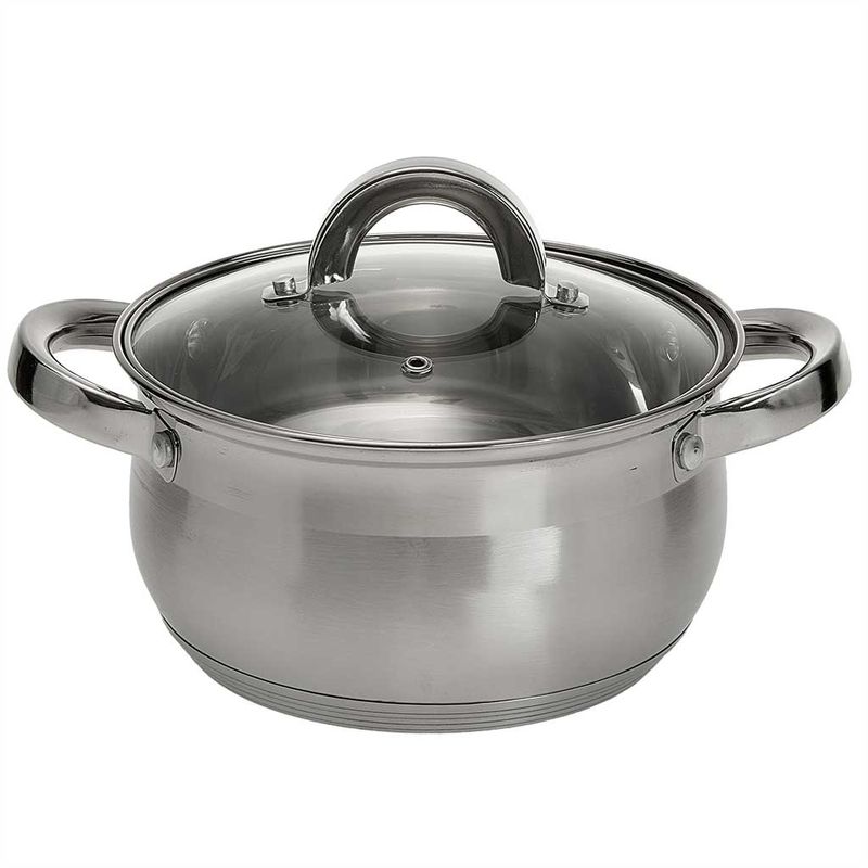 Кастрюля Webber BE-144/2 2,8л. стекл.крышк.