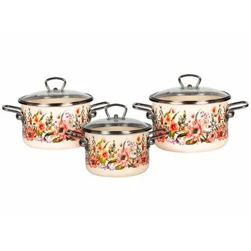 Набор №02 "Gracia" 1DB025S (3к.: 2/3/4л.)слон. кость Чер