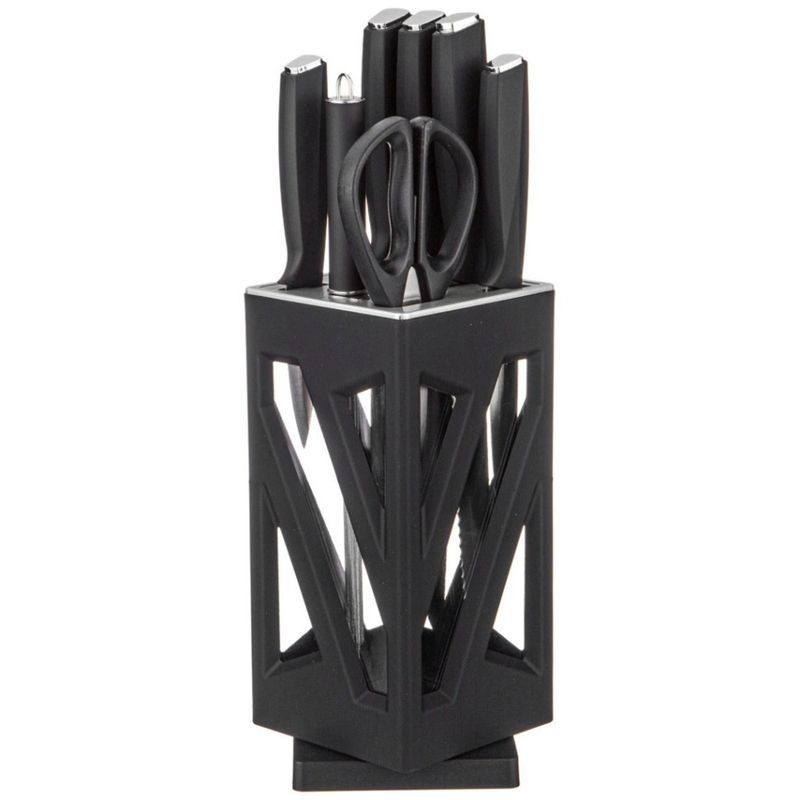 Набор ножей 911-762 (8пр. пласт. вращ. подст.) ВД