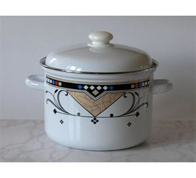 Кастрюля эмал.  6л. 16184 с/д. Л