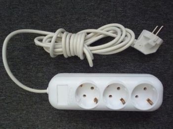 Удлинитель  5м. 3роз. ПВС 3*0,75 Премиум (с заземл.) Смоленск