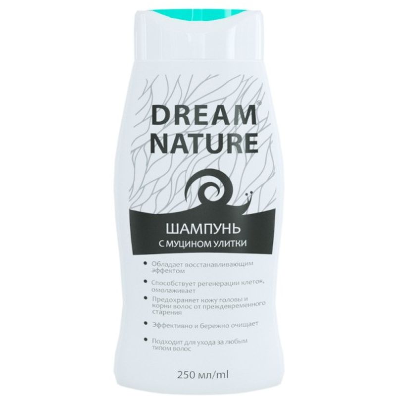 Шампунь DREAM NATURE с муцином улитки 1467 250мл.