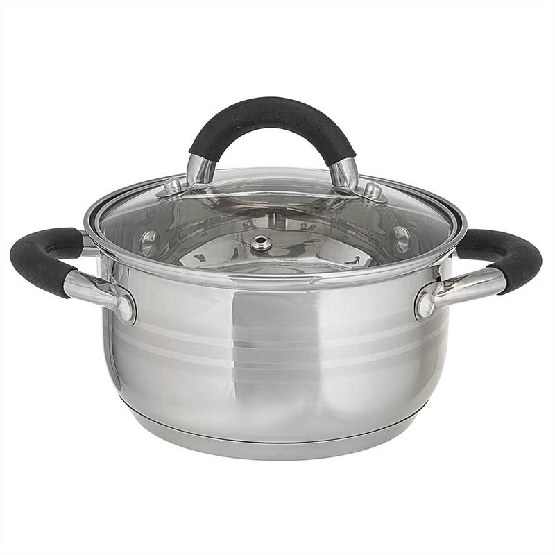 Кастрюля Webber BE-195/2 1,9л. стекл.крышк.