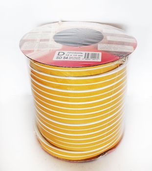 Уплотнитель E-профиль 150м. 9*4мм. Profitrast (коричн.)