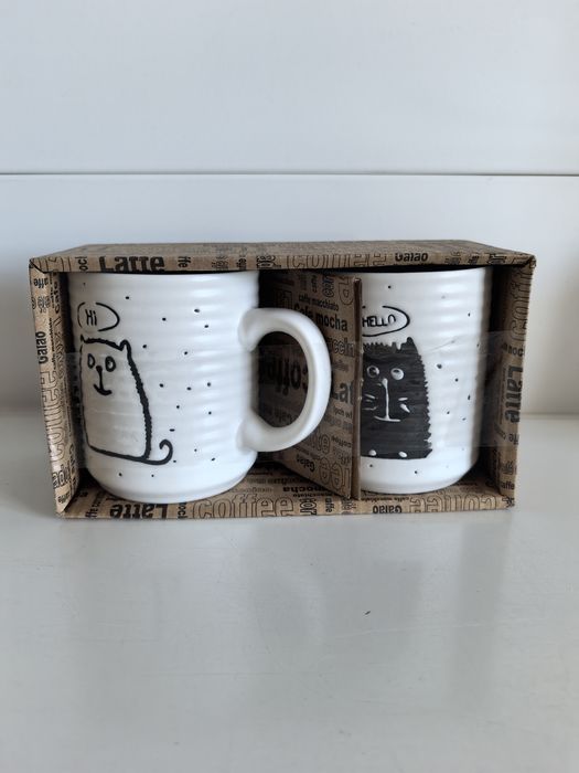 Набор кружек "Котоморды" 001522 2шт*340мл. R1823 КС