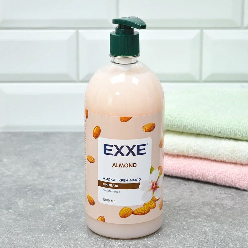 Жидкое крем-мыло EXXE "Миндаль" 7961 1,0л.