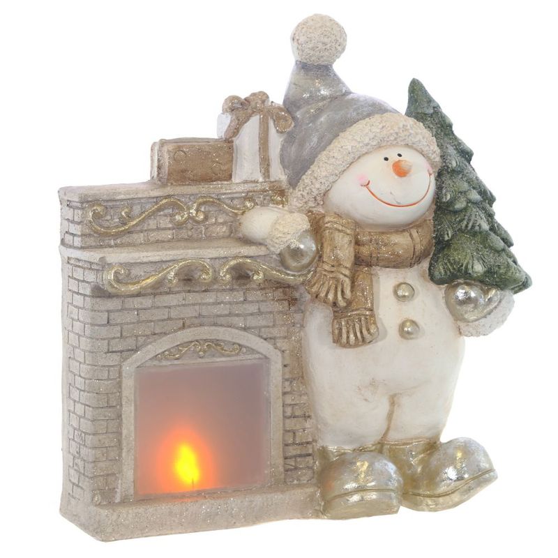 Фигурка "Камин" 755166 (39,5*18,5*46см.) с подсветкой Р