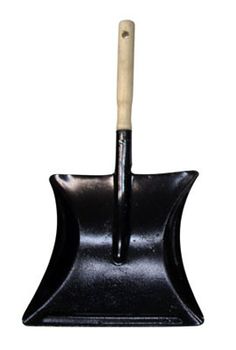 Совок д/мусора метал. 000255/071011 с длин. дер.руч.