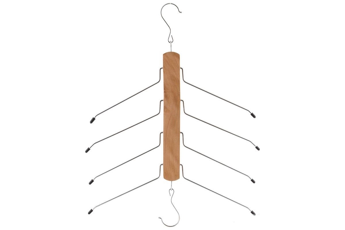 Плечики д/одежды дер. SS1 4 перекладины 311310 Скр.