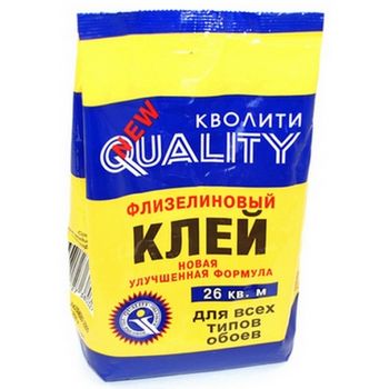 Клей "QUALITI" флизелин. пачка 200гр. П