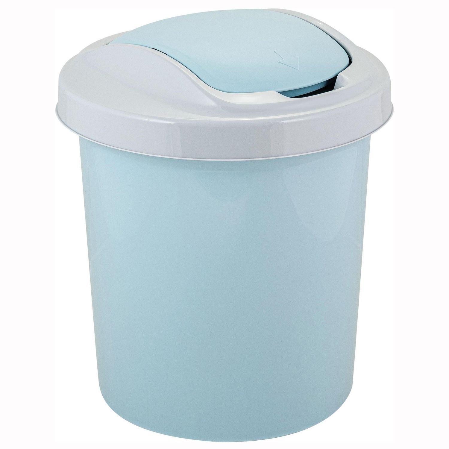 Контейнер д/мусора 12л. "Ориджинал" ПЦ4044НБС (Небесный)