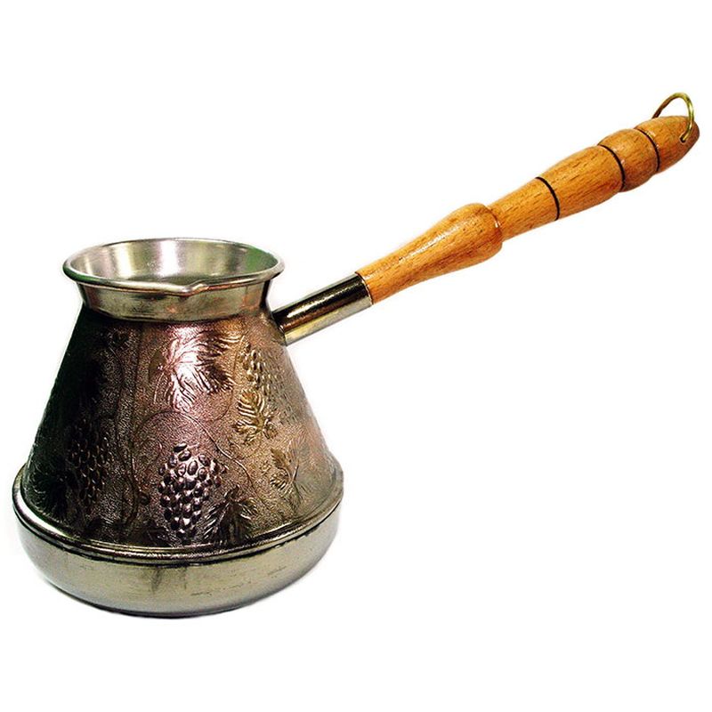 Турка медная 0,5л. Пятерочка "Виноград" Дел.