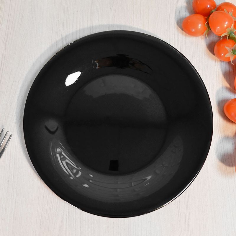 Тарелка обеденная HLP-90 d=23см, Black (36шт./кор.)