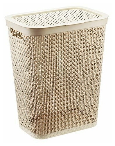 Корзина д/белья 35л. ПИРУЛА КН2614Л (латте)