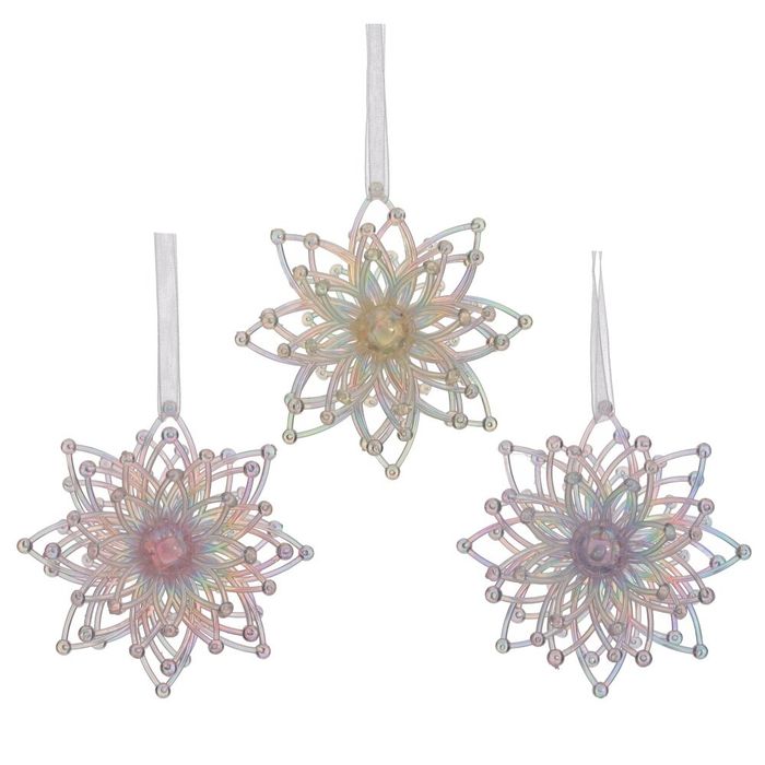 Подвесн.украш. "Снежинка" 812477 (10*5*10см.) Р