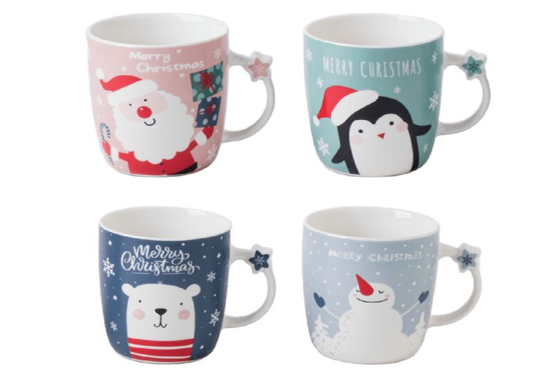 Набор кружек JEWEL ПС0077-22 "Мороз" 4шт.*360мл. (подар.уп.)