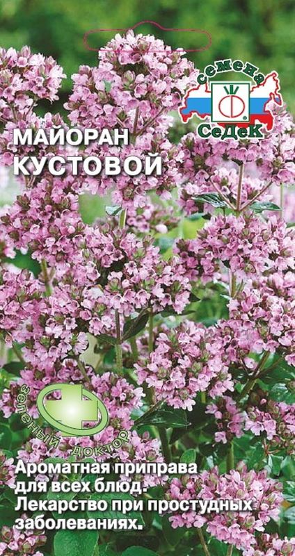 Майоран КУСТОВОЙ (пряность) 0,1г. (СеДек)