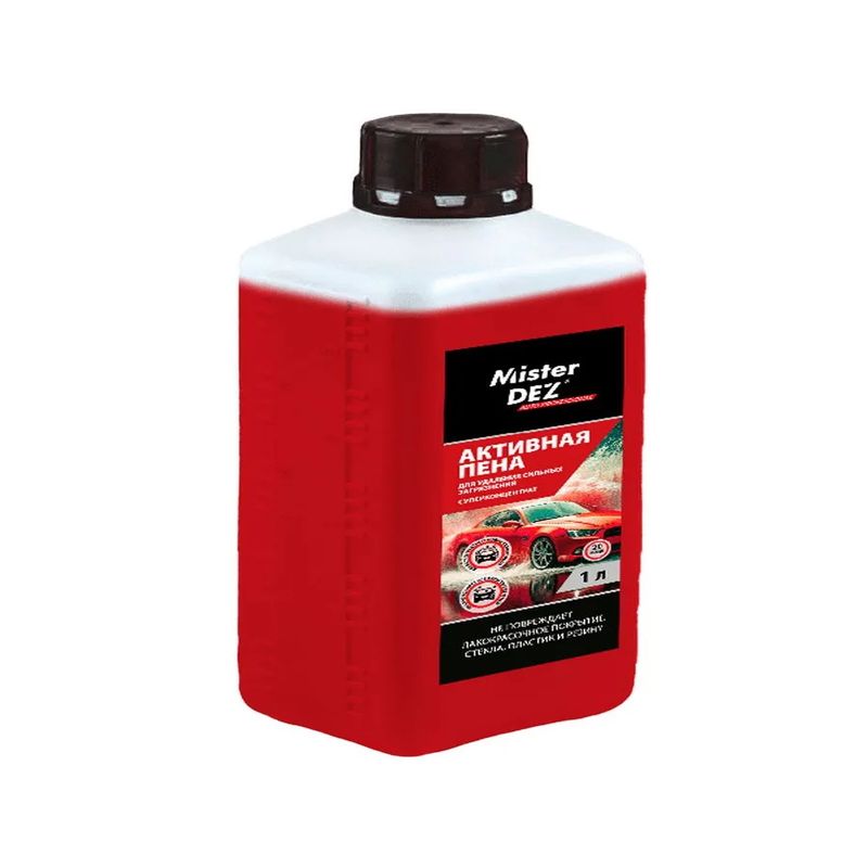 Пена активная MISTER DEZ AUTO PROFESSIONAL 1,0л. 2373 (д/удаления сильных загрязнений) суперконцентр