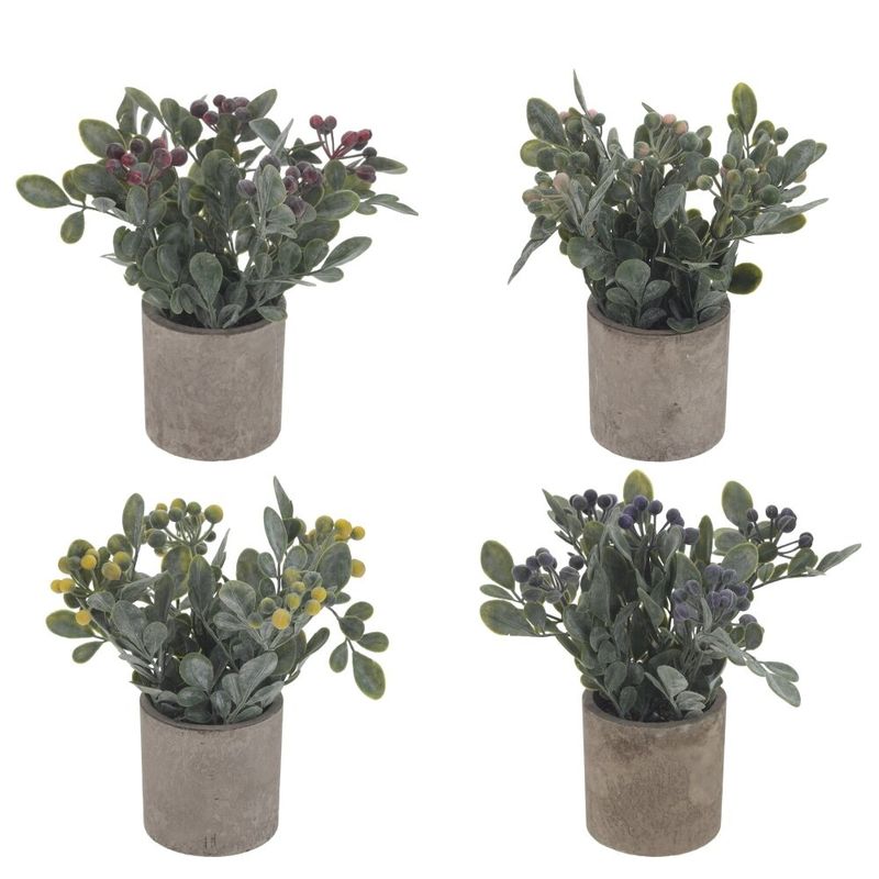 Цветок искусственный 797780_2 в горшке h=18см. (Р)