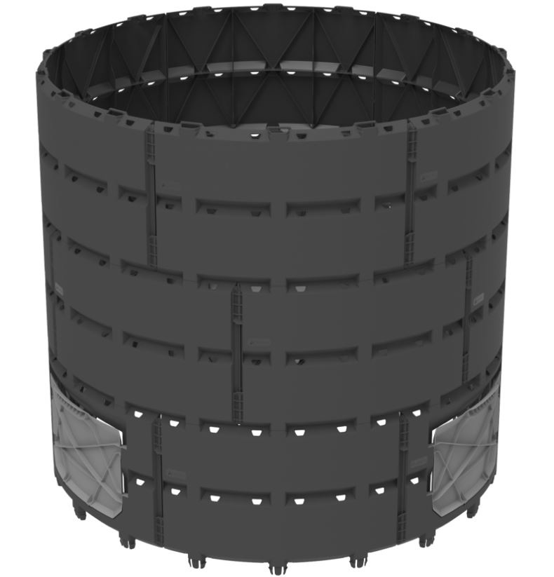 Компостер "Агроном Премиум" 1200л. АП 820 А-П