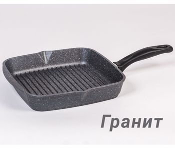 Сковорода-гриль Мечта (квадр. 24*24*50см.) а/пр. "Гранит" 64701
