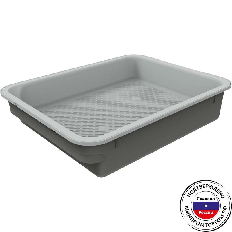 Лоток д/кошачьего туалета LAPKI ПБ969 (с сеткой)