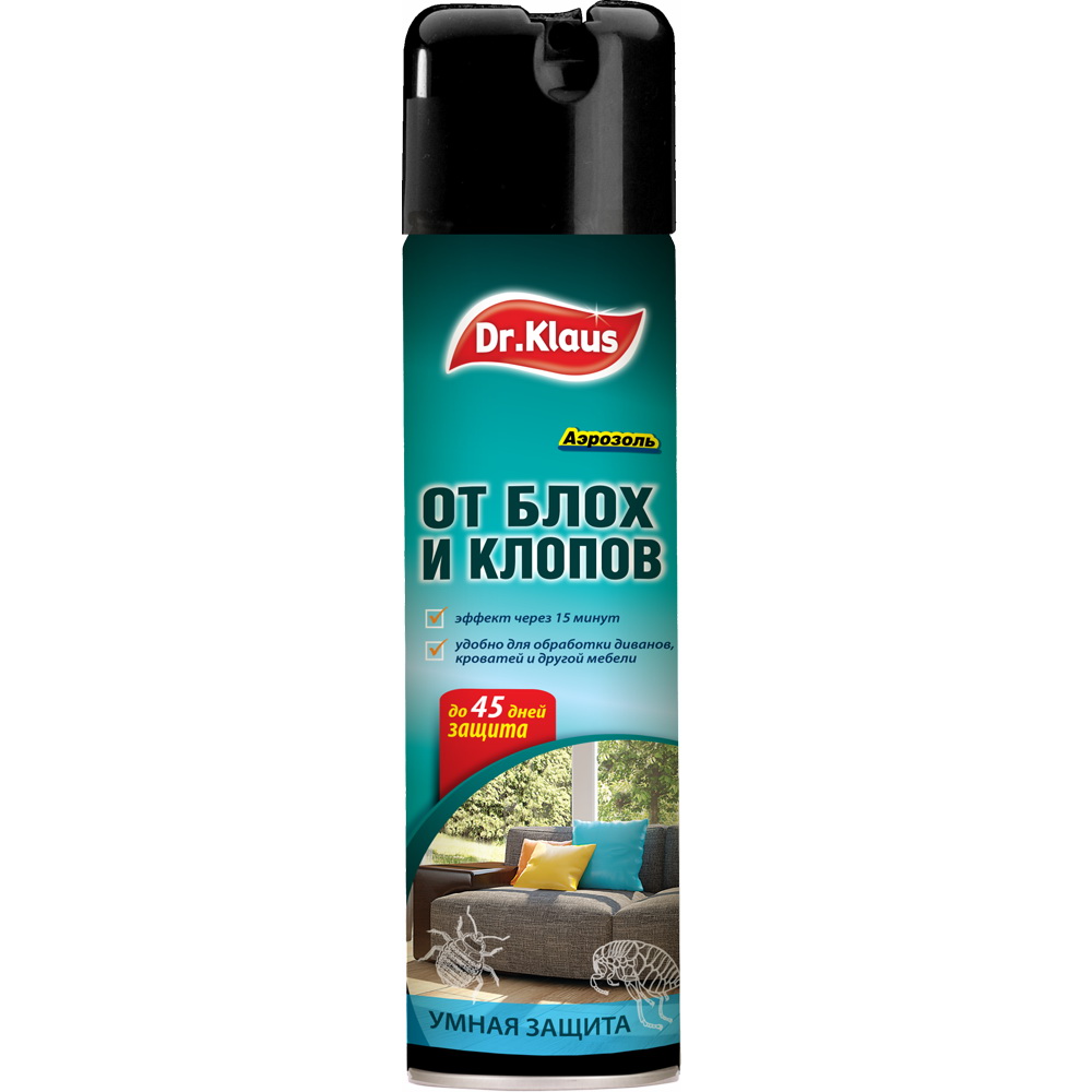 Аэрозоль Dr.Klaus 250мл. (от клопов, блох и др. насекомых) DK06400072 . Аэрозоль Dr.Klaus 250мл. (от клопов, блох и др. насекомых) DK06400072 .