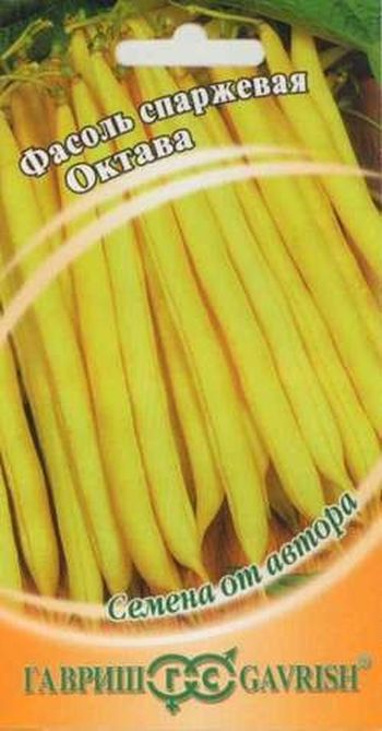 Фасоль ОКТАВА, кустовая, желтая 5г. (Гавриш)