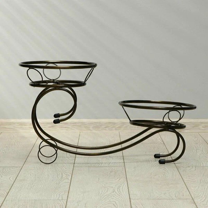 Цветочница напольная "Букет" на 2 горшка (Ц9) Тверь