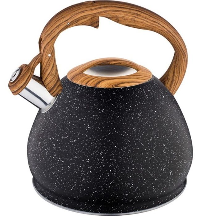 Чайник нерж. 937-811 3,0л. со свист. Серый мрамор ВД