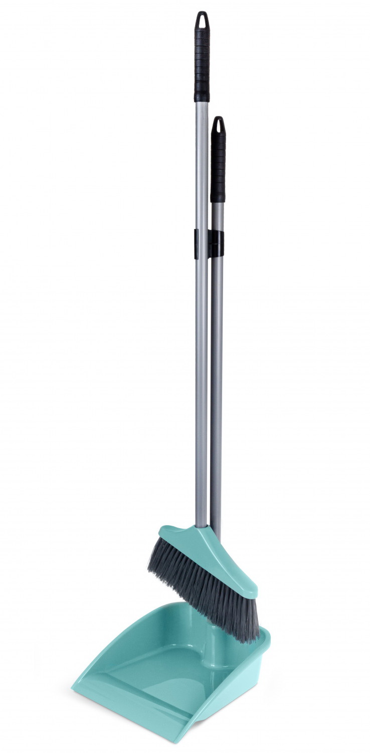 Совок д/мусора+щетка с выс. ручкой "Перфетто" С863 Мар.