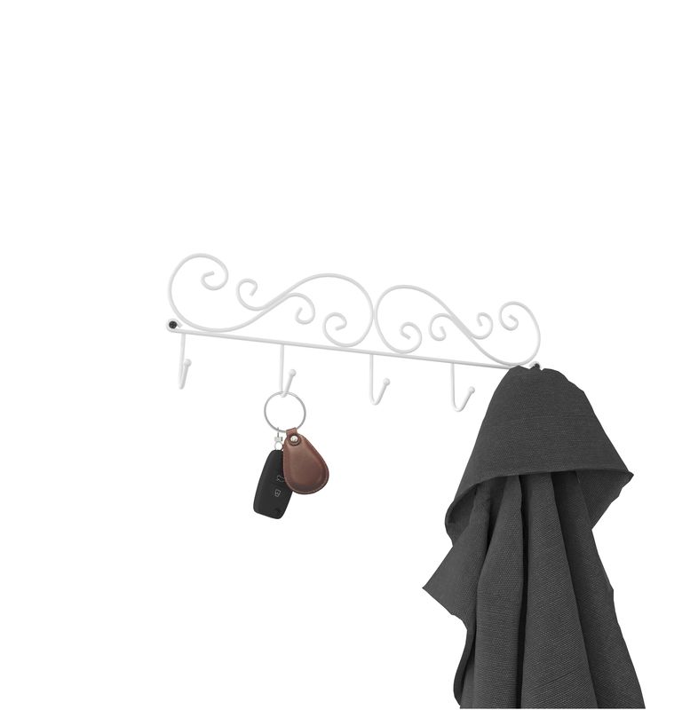 Вешалка настенная "Кружева 5" ВН 276 Б (Белый) (ЗМИ)