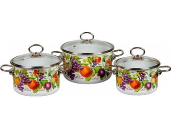 Набор №13 "Confitura" 1DB135S (3к.: 2/3/4л.) белоснежн. Vitross Чер