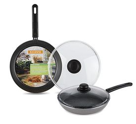 Сковорода К-У а/пр. С-675/СД-029/BR-010CE d260мм. ст/крышк. DISKOVERY/BRILLIANT