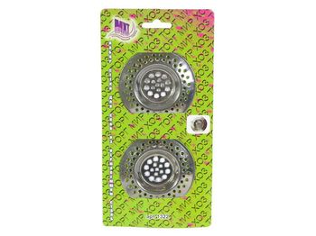 Пробка-сетка в мойку хромир. (2шт.) 1322 Д