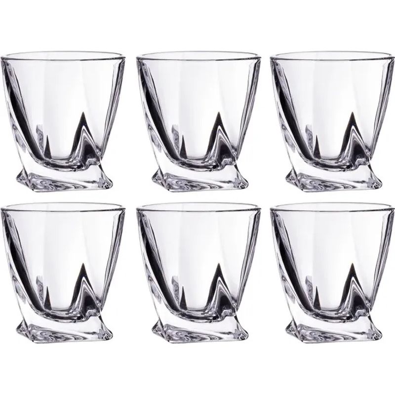 Набор стопок QUADRO 0579/37277 55мл.(6шт.) Crystalite Bohemia