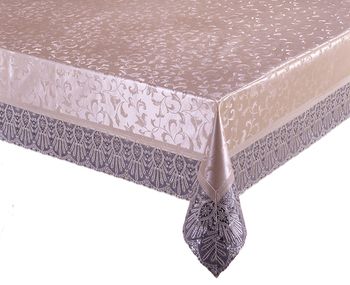 Скатерть MEIWA FPLUS-PLAIN SARASA AZ BE 152*228см. (беж.) прямоуг. (5140) М Скатерть MEIWA FPLUS-PLAIN SARASA AZ BE 152*228см. (беж.) прямоуг. (5140) М