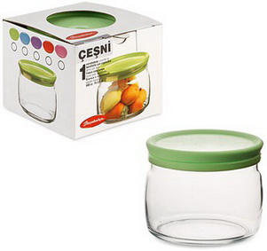 Банка д/сып.прод. CESNI 0,42л. PSB 43002В с пл.крышк.