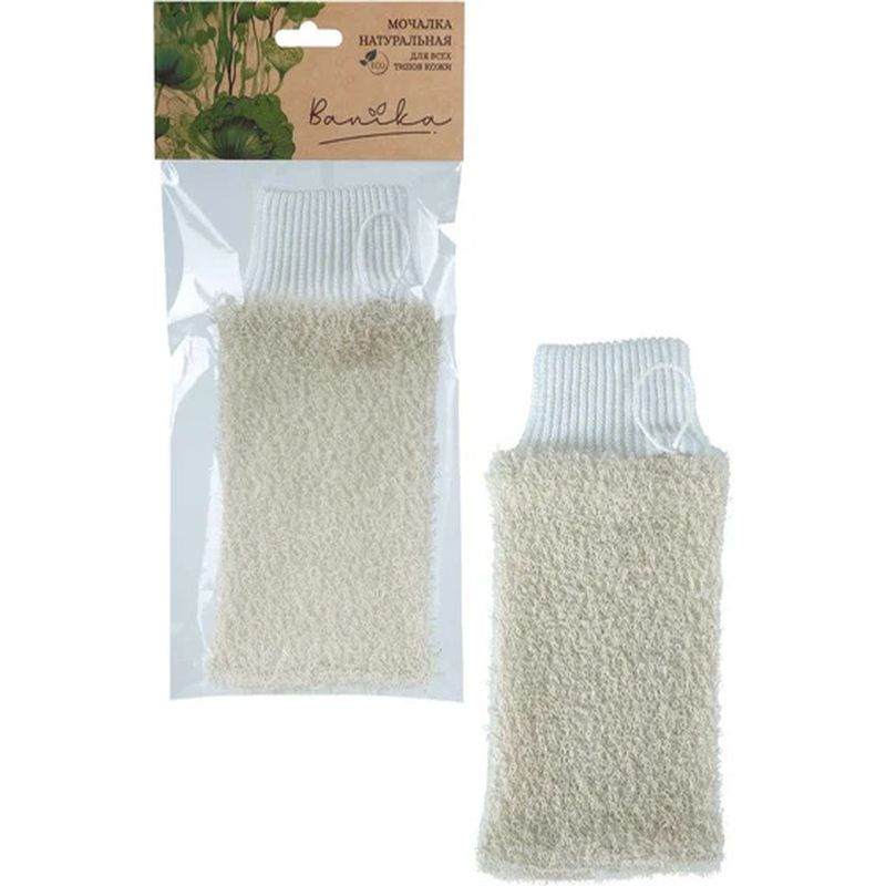 Мочалка из хлопка "Рукавица" М424 (23*11см) Е