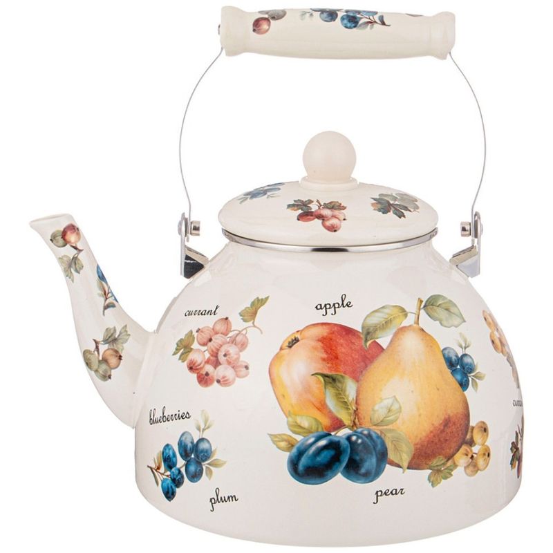Чайник эмал. 934-428 4,0л. "Фрукты" ВД