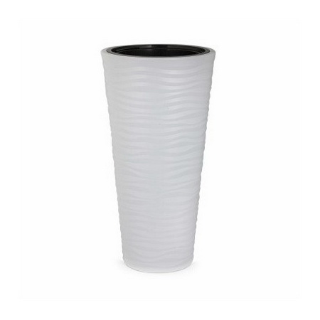 Кашпо д/цв. "Оазис" 43,0л. (со вставкой 10л.) М8079 (серый)