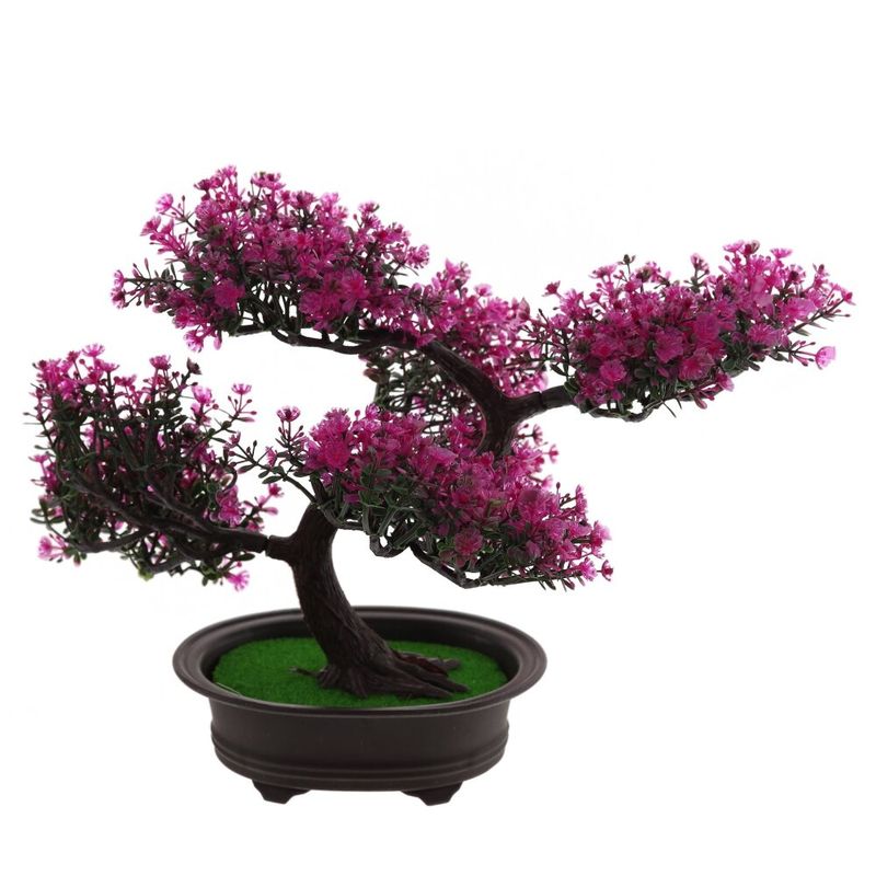 Цветок искусственный 818421 "Бонсай" в горшке h=26см. (Р)