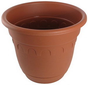 Горшок д/цв. "Колывань"  1,8л. d180мм. (терракот) с подд. С93Т Мар.