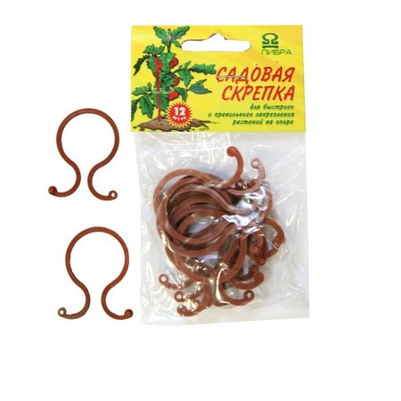 Скрепка садовая №2 (набор 12шт.) 4,4см. Кострома