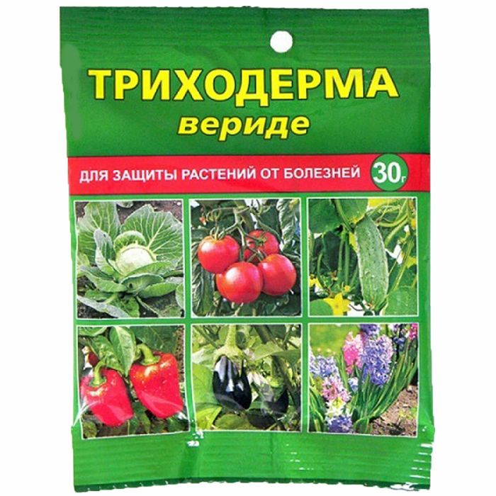 Триходерма вериде 30г. (защита растений от болезней) (Ваше Хозяйство)