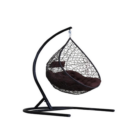 Качель садовая "Турин" с556/с1555/с1670 (3-х местные, коричневый, до 280кг)