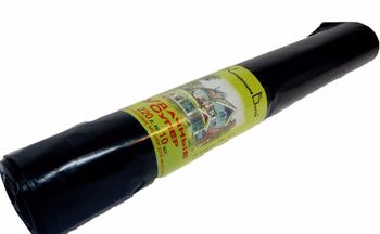 Мешки д/мусора 220л. (10шт.) "Супер" черн. 22мкм. 1285 (Мэйджик)