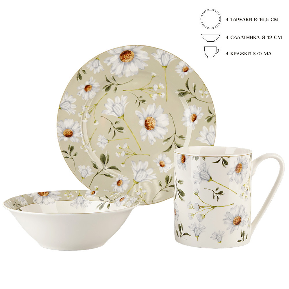 Столовый сервиз 0310065 "Camila" 12пр. (подар.уп.) ЕНС